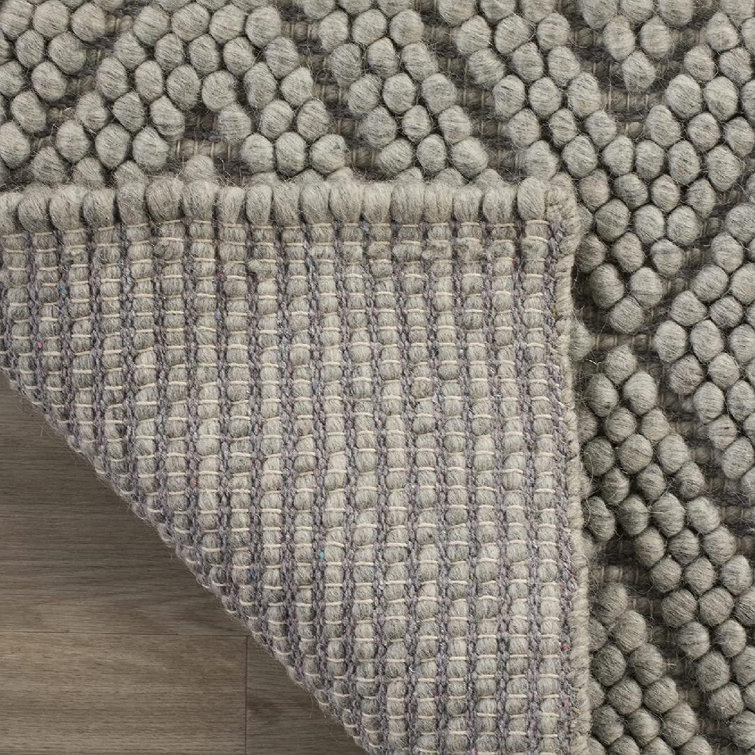 mingbaoge Hand Braided Wool Geometric Rug Wayfair Canada